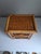 1990s 1990s Vintage Bamboo Wicker Rattan 2 Drawer Accent Table For Sale - Image 5 of 6