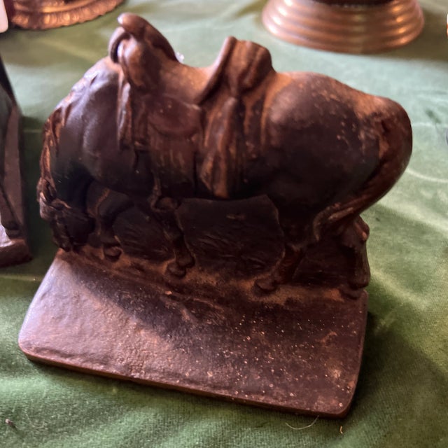 1970s Heavy Horse Bookends - a Pair For Sale In Atlanta - Image 6 of 8