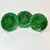Vintage Home is please to present this set of three Antique French Majolica Salad Plates. They are from Clairefontaine,...