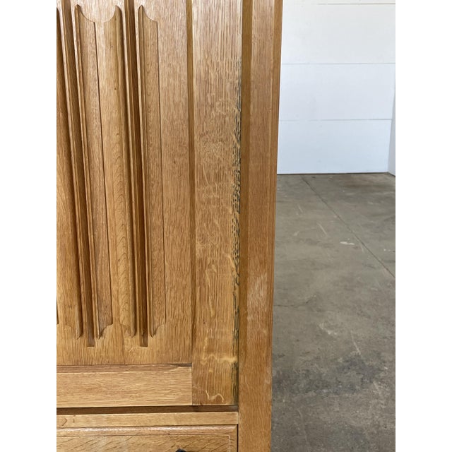 Scandinavian Modern Brutalist Oak Sideboard, 1960s For Sale - Image 13 of 14