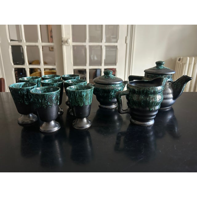 Tea Service from Petit Massé Morvan, 1950s, Set of 11 For Sale - Image 18 of 18