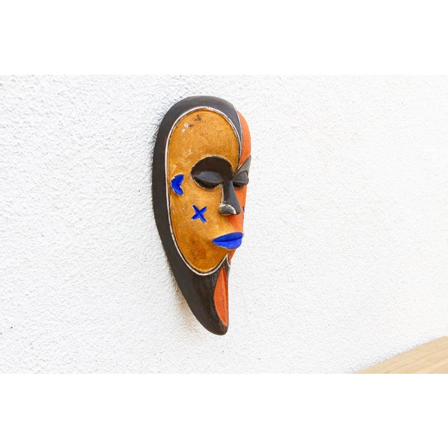 African Colorful Mystical Vision African Mask For Sale - Image 3 of 8