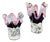 Pink and Purple Art Glass Model 316/1/25 Vases by Josef Hospodka for Chřibská, Czechoslovakia, 1960s, Set of 2 For Sale