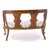 Vintage Neoclassical Revival Lyre Arm Wood Settee Bench For Sale - Image 4 of 10