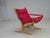 Red Norwegian Siesta Chairs and Ottoman by Ingmar Relling Westnofa, 1970s, Set of 3 For Sale - Image 8 of 18