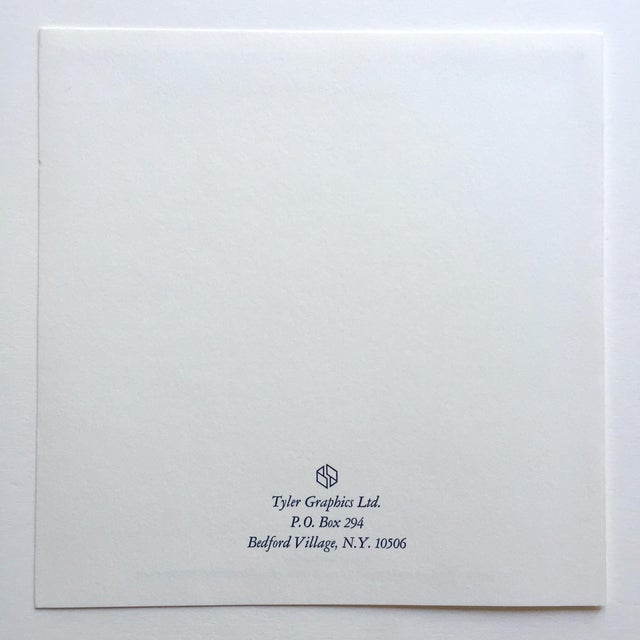 David Hockney Vintage 1978 Tyler Graphics Lithograph Print " Day Pool With Three Blues ( Paper Pool #7 ) " For Sale - Image 10 of 12