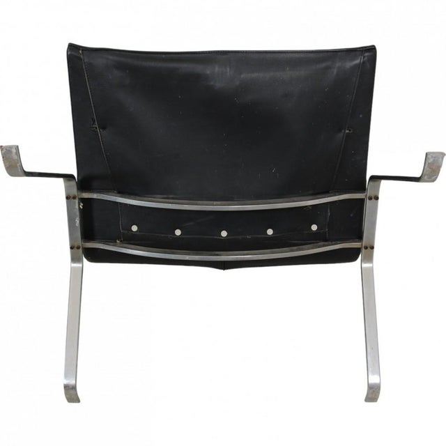 Pk22 Chair in Black Leather by Poul Kjærholm for Kold Christensen, 1970s For Sale - Image 12 of 14