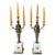 Figurative Empire Candelabra of Ormolu and Patinated Bronze and Marble - a Pair For Sale - Image 3 of 3