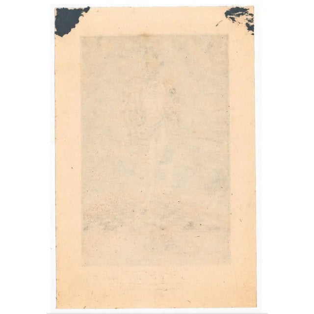 Figurative 1923 Walter Helfenbein Harlequin Etching For Sale - Image 3 of 3