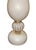 Italian Mid 20th Century Similar Pair Murano Glass Table Lamps in Cream W/ Gold Flecking For Sale - Image 3 of 7