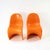 Plastic Orange S-Chairs by Verner Panthon for Herman Miller, 1970s, Set of 2 For Sale - Image 7 of 12