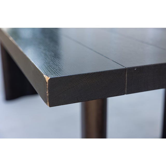 Charlotte Perriand Ventaglio Table for Cassina, Black-Stained Oak, No. 171 For Sale - Image 12 of 17