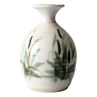 Vintage Clouds of Folsom Studio Pottery Vase For Sale