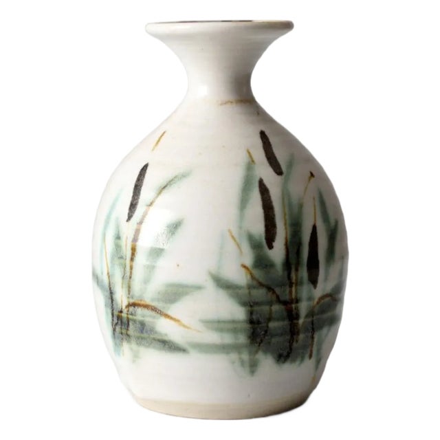 Vintage Clouds of Folsom Studio Pottery Vase For Sale