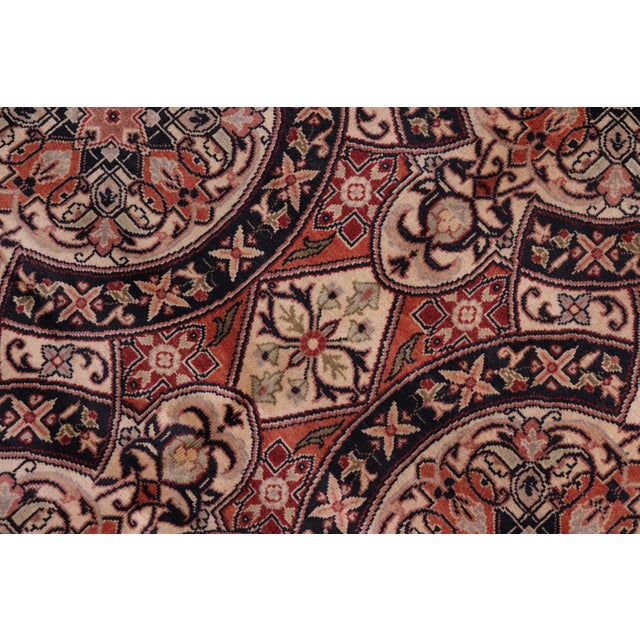 Beautiful 1990's Pak-Persian Black/Gold Wool Rug - 8'0'' X 10'0'' For Sale In New York - Image 6 of 9