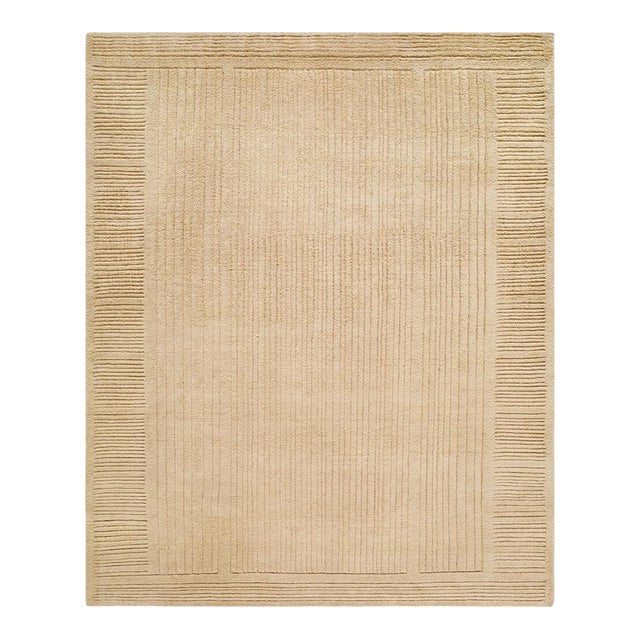 Achro Handmade Rug Beige 6x9 For Sale