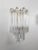 Brass and Murano Glass Wall Lamp by Venini by Novaresi, in Very Good conditions. Up to 250V (Europe/UK Standard).The...