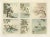 Six Panels of Natures Harmony, 1882, Paper For Sale