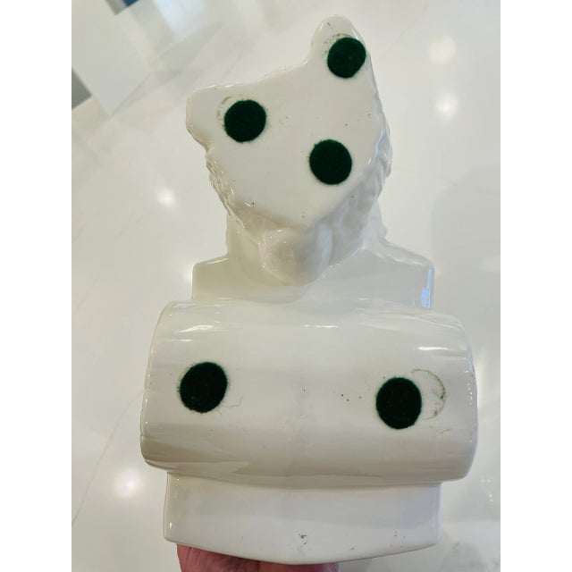 Vintage Easter Ceramic: Easter Bunny Decor Figurine For Sale - Image 9 of 9