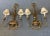 A wonderful pair of large Hollywood Regency style wall sconces from the mid 20th century by La Barge. They are made of...