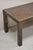 Mid 20th Century Mid Century Modern Brown Tortoiseshell Lacquer 54" Parsons Bench Coffee Table For Sale - Image 5 of 12