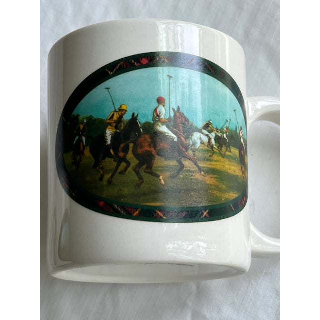 Polo Ralph Lauren Vintage Polo Player Coffee Mugs-6 For Sale - Image 4 of 7