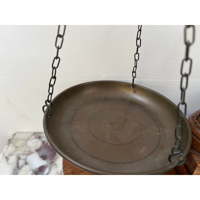 20th Century Wooden and Copper Scale For Sale - Image 9 of 13