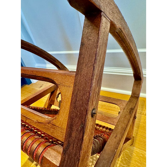 George Hunzinger Aesthetic Movement Walnut Rocking Chair, Pat. April 18, 1876 For Sale - Image 13 of 13