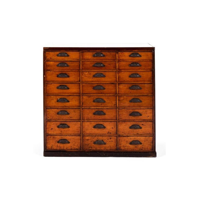 Vintage English Haberdashery Drawers For Sale - Image 13 of 13
