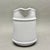 Vintage White Mid-Century Modern Farmhouse Ceramic Pitcher For Sale - Image 4 of 9