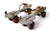 Mid-Century Modern Pair Vintage 1950s Union #5 Adjustable Metal Roller Skates For Sale - Image 3 of 8