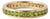 Natural Peridot Eternity Band Ring | 18k Gold Plated August Birthstone Ring Us 7 For Sale