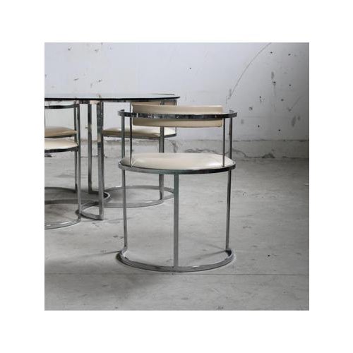 Table and Chairs, Italy, 1970s, Set of 5 For Sale - Image 12 of 18