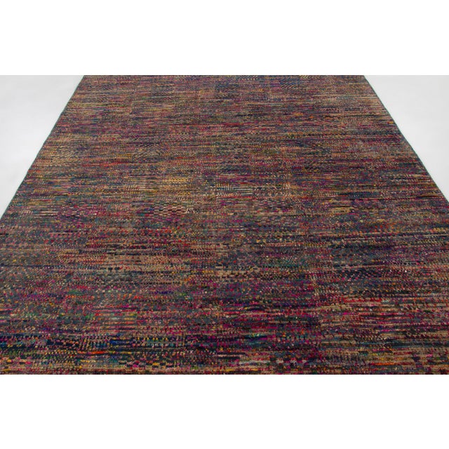 Contemporary Textured Wool & Natural Silk Rug by Rug & Kilim, India For Sale In New York - Image 6 of 10