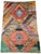 Textile Vintage Afghan Tribal Hand-Knotted Wool Rug with Geometric Patterns, 2010s For Sale - Image 7 of 7