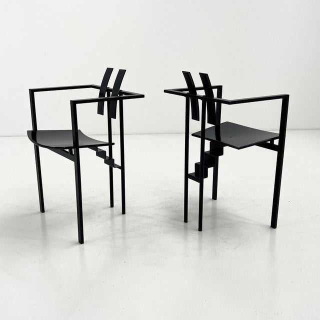 Contemporary Postmodern Trix Armchair attributed to Karl Friedrich Förster, 1980s For Sale - Image 3 of 11