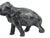 Figurative Mid 20th Century Cast Metal Trunk Up Elephant Model Figurine For Sale - Image 3 of 6
