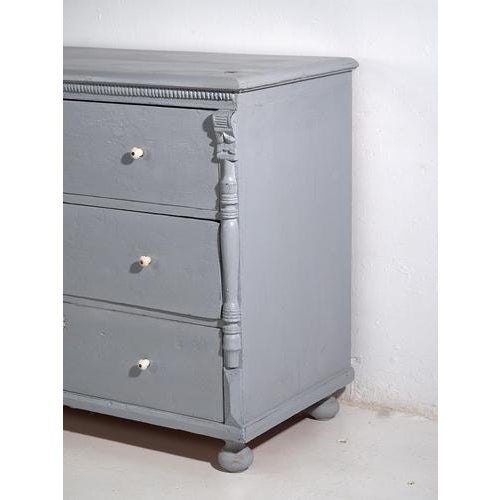 Large Antique 3-Drawer Dresser, 1920s For Sale - Image 10 of 12