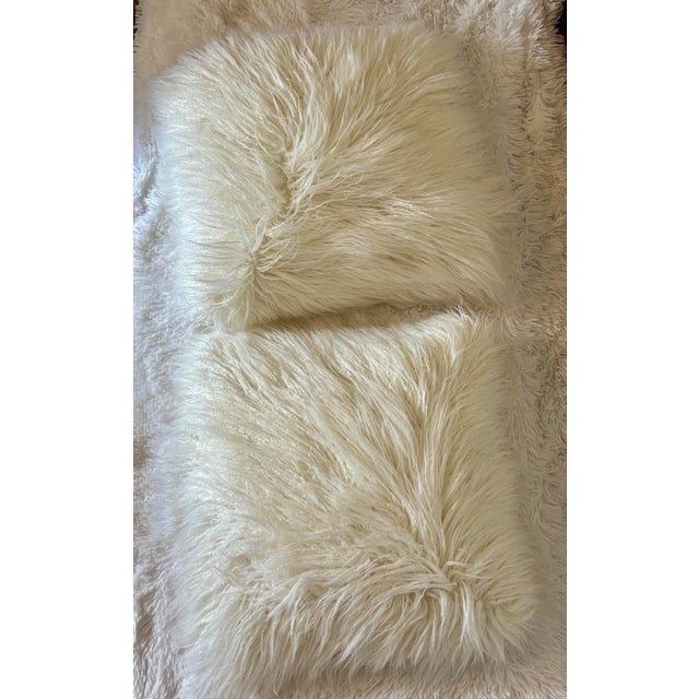 Add incredible tactile texture and effortless glamor to your sofa, bed, or accent seating with this pair of luxury throw...