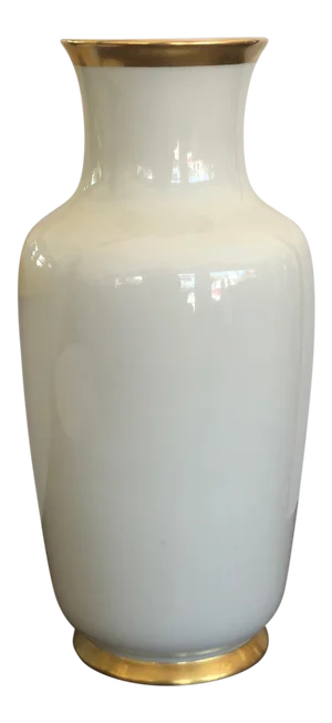 1950s Gerold Porzellan Gold Trim Vase