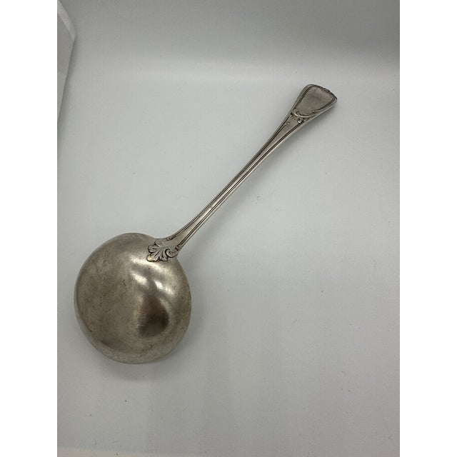 19th Century French l'Alfénide Christofle/Charles Halphen Silver-Plate Flatware With Ladle For Sale - Image 17 of 18