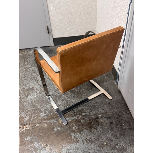 Knoll Ludwig Mies Van Der Rohe for Knoll Brno Chair, Vintage For Sale - Image 4 of 12