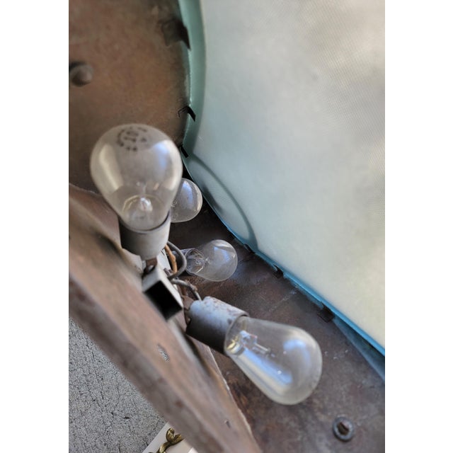 Antique White Movie Theater Wall Sconces Hollywood RTegency Style - A Pair For Sale - Image 8 of 10
