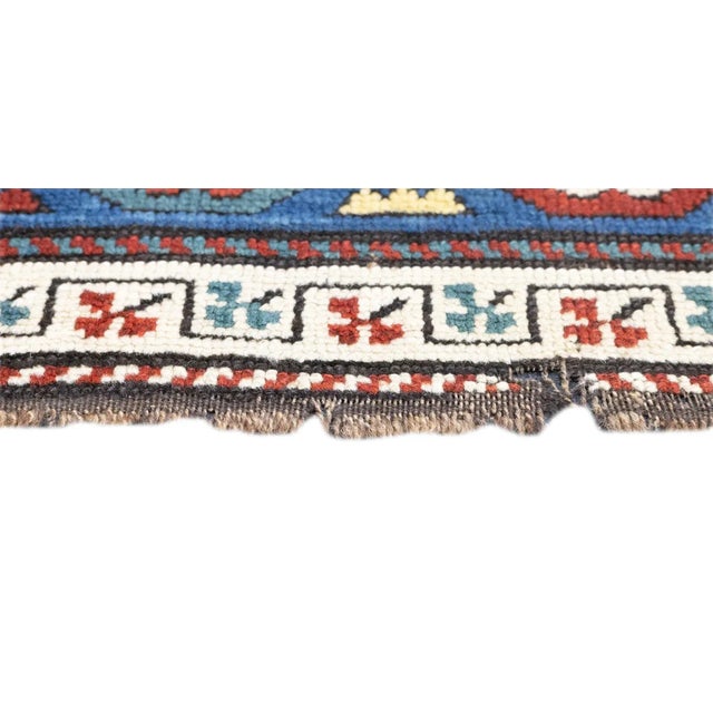 Red Antique Kharabagh Rug 3'6'' x 6'10'' For Sale - Image 8 of 12