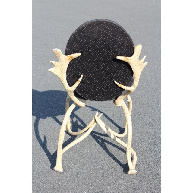 Attributed to Arthur Court Antler Side Chair 1970s For Sale - Image 10 of 18