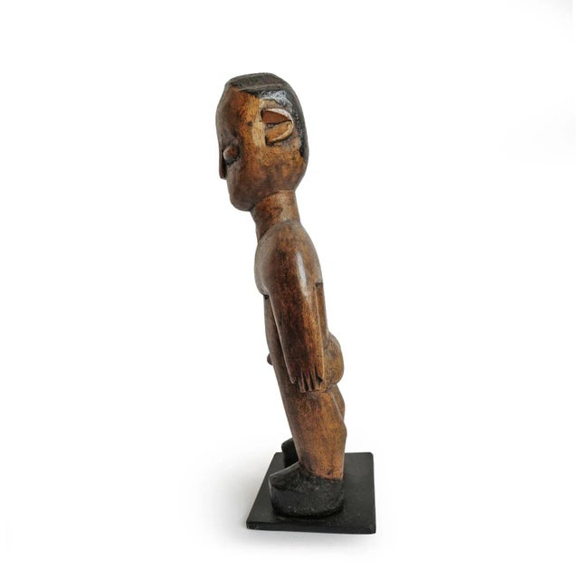Early 20th Century Early 20th Century Old Ewe Wood Tribal Doll For Sale - Image 5 of 7