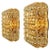 Square Shaped Bubble Glass Wall Lights by Glashütte for Limburg, 1970s, Set of 2 For Sale - Image 4 of 11