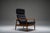 Wood Mid-Century Modern FD 164 Armchair in Teak and Black Leather by Arne Vodder for Cado, Denmark, 1960s For Sale - Image 7 of 18