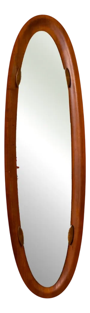 Oval Mirror by Franco Campo & Carlo Graffi for Home, 1950s