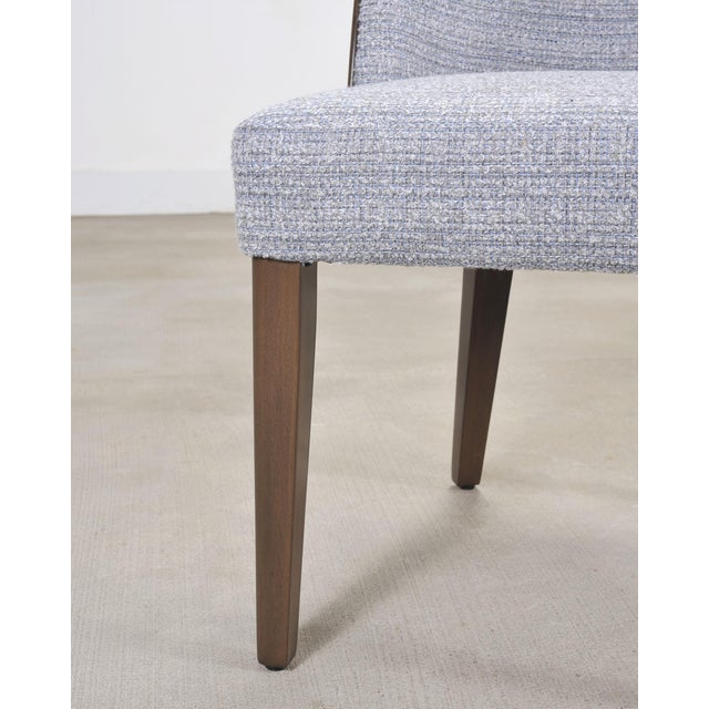 Set of Six A. Rudin No. 807 Walnut Bouclé Gondola Dining Chairs For Sale - Image 15 of 18